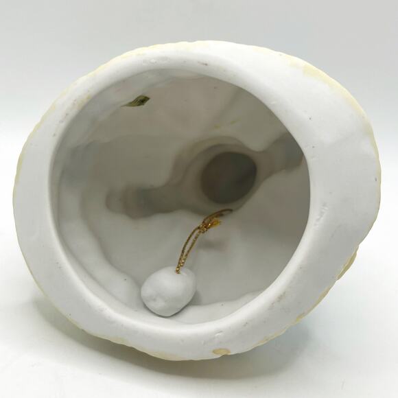 Kitty Cucumber 1990, Porcelain Cinderella Cat In Blue Gown 4” Collectible Bell - Picture 5 of 5